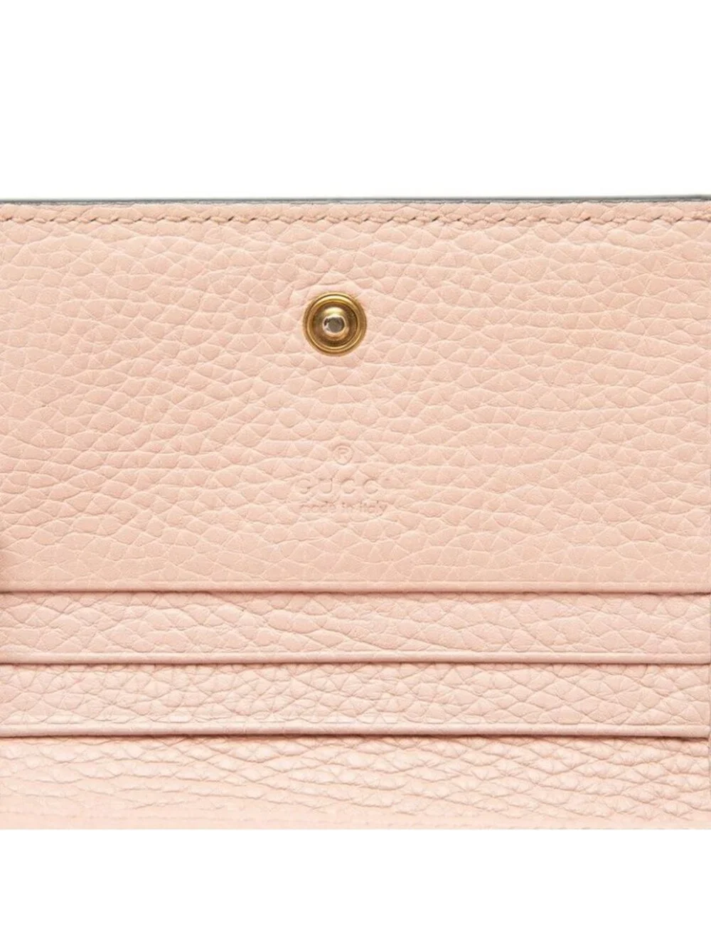 Gucci Animalier Bifold Wallet Pink Leather - Picture 6 of 7
